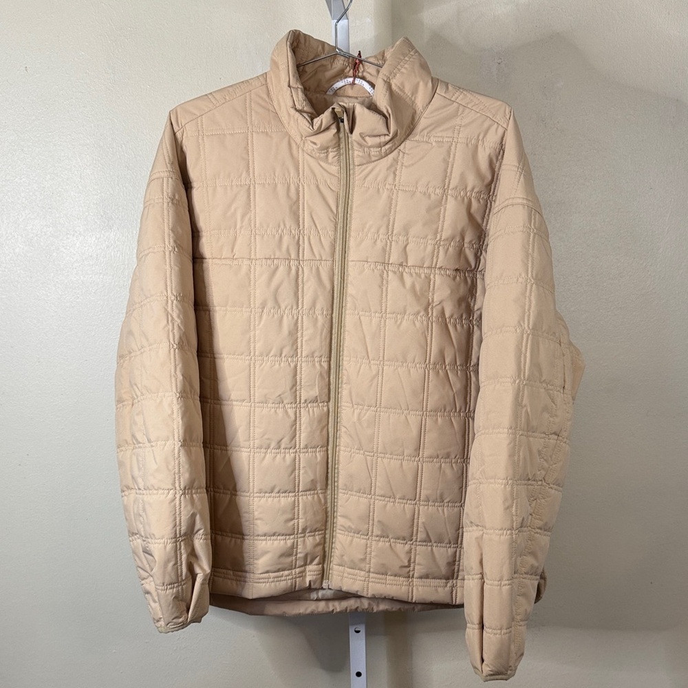 Bass Tan Quilted Puffer Jacket